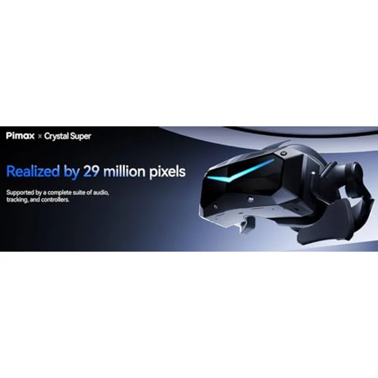 Pimax Crystal Super, Ultra Wide VR-Brille mit hochauflösenden Displays und ergonomischem Design – Bild 5
