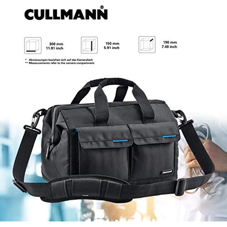 Cullmann Amsterdam Maxima 335 Kameratasche für mittleres bis großes DSLR-Equipment – Bild 8