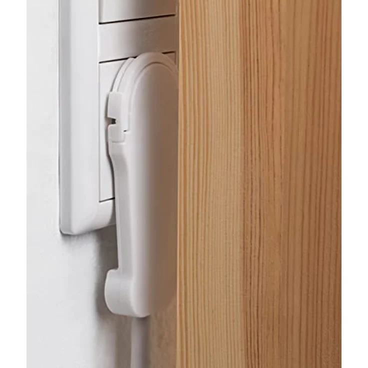 Meister Steckdosenleiste 3-fach - 3 Stück - Extraflacher Stecker - 2 m Kabel - weiß - IP20 Innenbereich - Beleuchteter Schalter / Mehrfachsteckdose / Steckerleiste mit Flachstecker / 7430460 – Bild 5