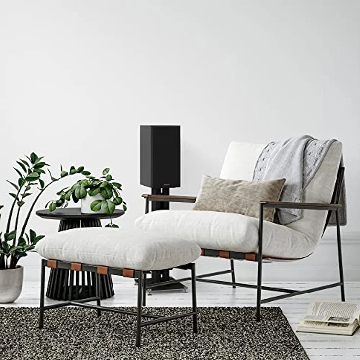 Klipsch Reference Premiere RP-500M II Ebenolz Bücherregal Lautsprecher Paar mit größerer 90° x 90° Hybrid Tractrix® Hupe, 1 cm Hochtöner und 13,3 cm Kerametallic Tieftöner – Bild 2