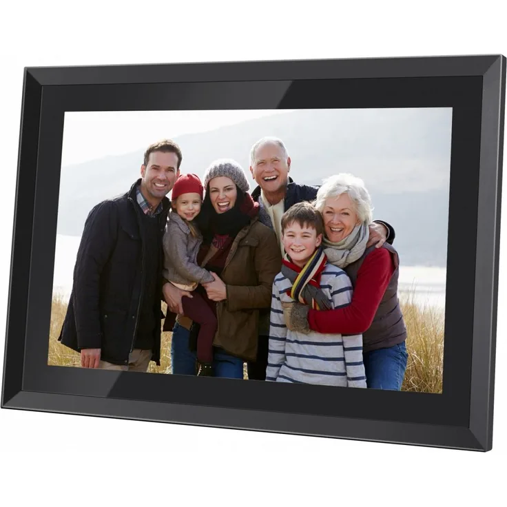 Sencor SDF 1091 B, Digitaler Bilderrahmen mit WiFi, 10,1 Zoll IPS-Touchscreen, 1280 x 800 Pixel, 4,6 GB Speicher, schwarz