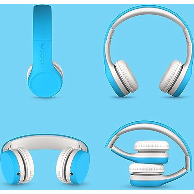 LilGadgets Connect+ Volume Begrenzte Wired Kopfhörer Mit Shareport Für Kinder Blau – Bild 8