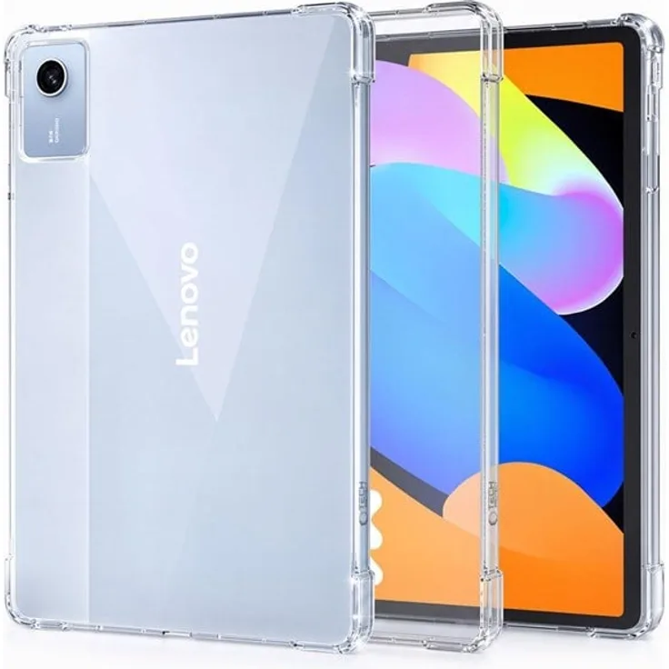 Tech-Protect FlexAir Case für Lenovo Idea Tab / K11 Gen. 2 11.0 TB-336, Transparentes TPU-Design mit Air Cushion-Eckenschutz und präzisen Aussparungen