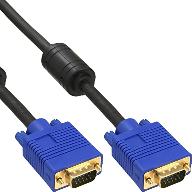 InLine VGA-Kabel - HD-15 (M) - HD-15 (M) - 0,5 m (17805S) – Bild 2