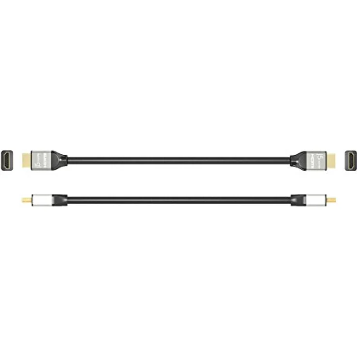 j5create HDMI-Kabel 2m, Typ A, 4K Unterstützung, 18 Gbit/s, Schwarz – Bild 2