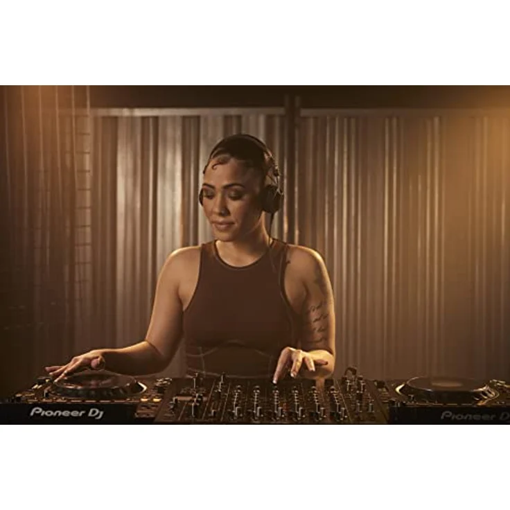 Pioneer DJ HDJ-CX Professionelle On-Ear-DJ-Kopfhörer (schwarz) – Bild 4