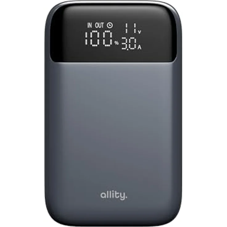 FOREVER Allity PowerBank APB-200 PD QC 33W 10000 mAh Grau - Schnelles Laden, elegantes Design – Bild 8