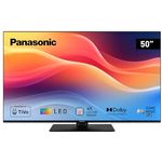 Panasonic TB-50W61AEZ, 50 Zoll 4K Ultra HD LED Smart TV, TiVo, Dolby Vision & Atmos, Game Mode Plus, Alexa & Google Sprachsteuerung, Schwarz