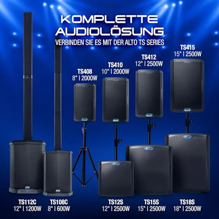 Alto TMD 16, 16-Kanal-Digitalmixer mit 100mm Touchfadern, 7"-Farbdisplay, Bluetooth-Streaming und 2x2 USB-Interface – Bild 9