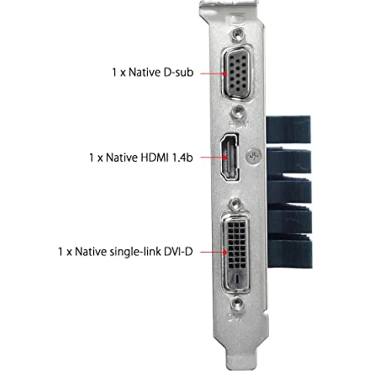 ASUS GeForce GT 710 (2GB DDR3 EVO Low-Profile-Grafikkarte für leise HTPCs, 2 GB) – Bild 6