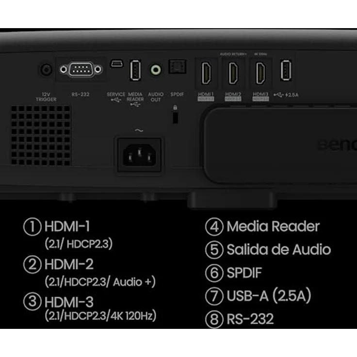 BenQ W4100i 4K Heimkino Beamer, 3200 Lumen mit Android TV-Dongle für kabelloses Entertainment – Bild 11