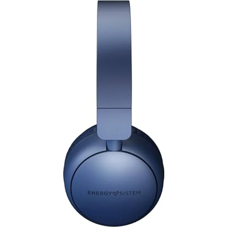 Energy Sistem Indigo Radio Color Headphones, Kabellose Bluetooth-Kopfhörer mit 16 Stunden Akkulaufzeit, FM-Radio und Micro-SD-Slot, blau – Bild 3