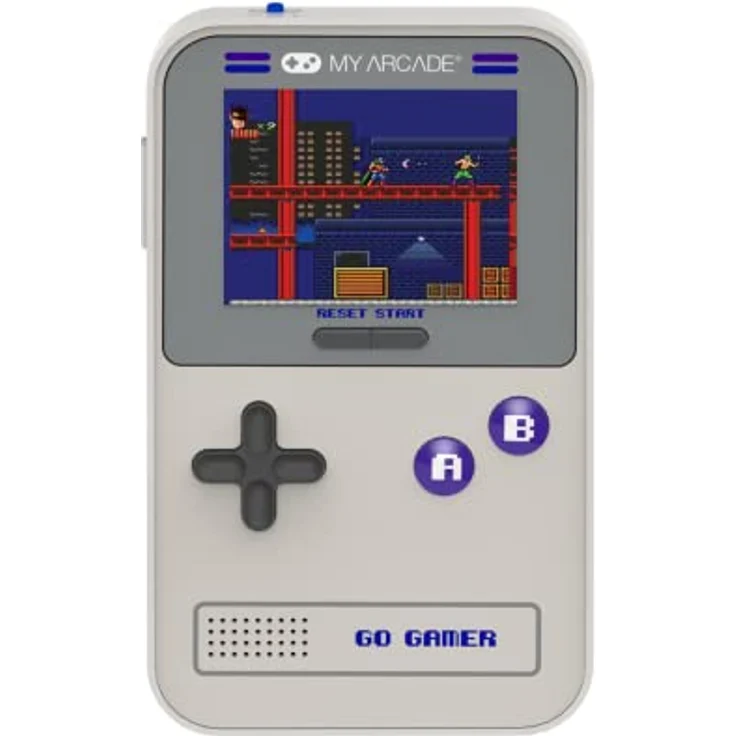 dreamGEAR My Arcade Go Gamer Classic, tragbare Spielkonsole mit 300 integrierten Spielen, lila – Bild 1
