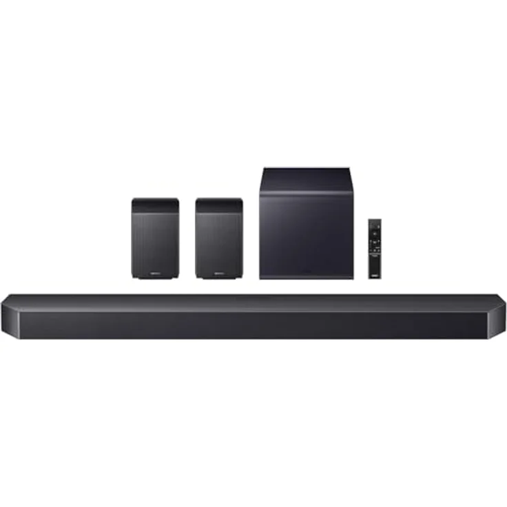 Samsung Soundbar HW-Q990F/ZF 2025, 11.1.4 Kanäle, Dolby Atmos Wireless, Q-Symphony, SpaceFit Sound Pro, kompatibel mit Sprachassistenten – Bild 2