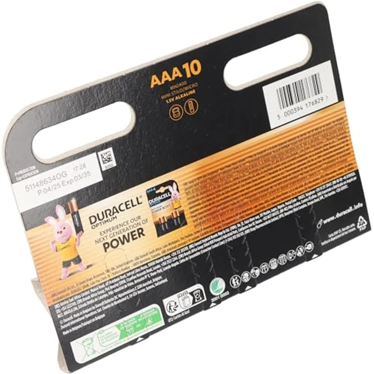 Duracell Plus Power Boost AAA Batterien, 10er Blister mit Power Boost Formel für optimierte Leistung – Bild 7