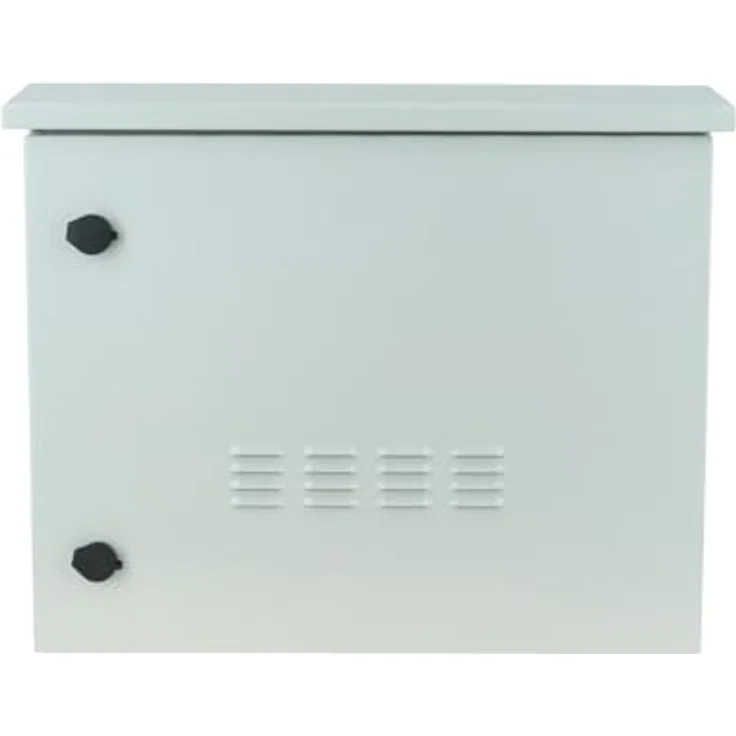 DSIT 9HE 19 Zoll Outdoor Serverschrank, Wandmontage IP55, aktivem Lüftersystem, 600 x 600 x 500 mm, Weiß – Bild 2
