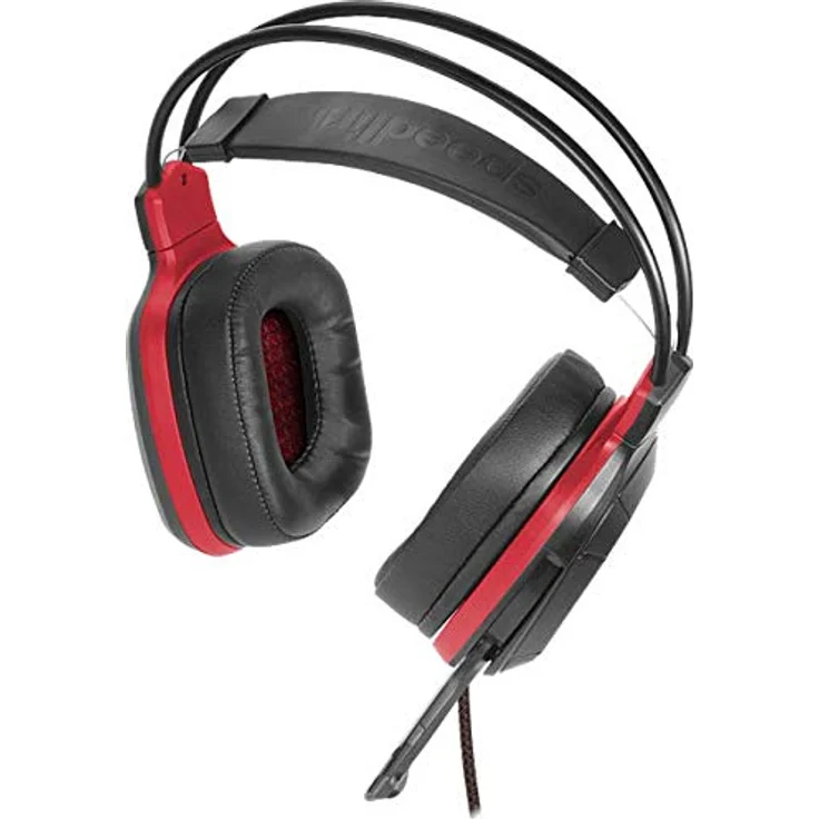 Speedlink DRAZE Gaming Headset, kabelgebundenes Over-Ear-Headset mit einziehbarem Mikrofon und 1,2 m Kabellänge, Schwarz – Bild 4