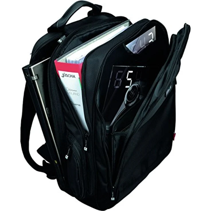 Laptop Rucksack Ececutive Line Echo 1, aus Nylon, ca. 42 x 38 x 29 cm, schwarz – Bild 2