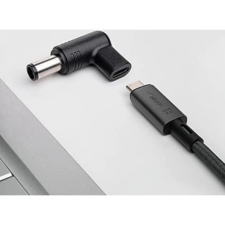 AKYGA Plug for Universal Notebook Adapter AK-ND-C08 USB-C / 7.4 x 5.0 mm + pin Dell – Bild 3