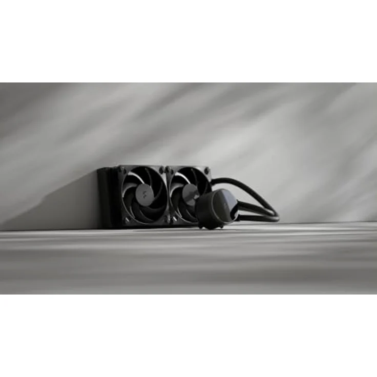 Fractal Design Radius 240 Black, effiziente Wasserkühlung mit 240mm Radiator – Bild 2