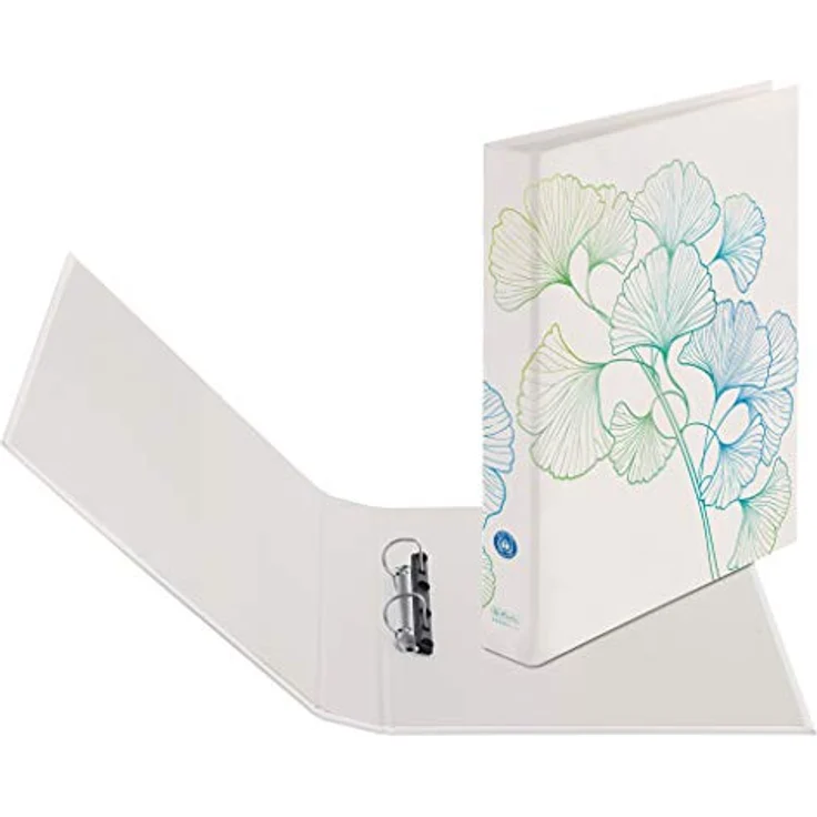 Herlitz Präsentationsordner maX.file 2-Ring A4 Greenline Ginkgo – Bild 2