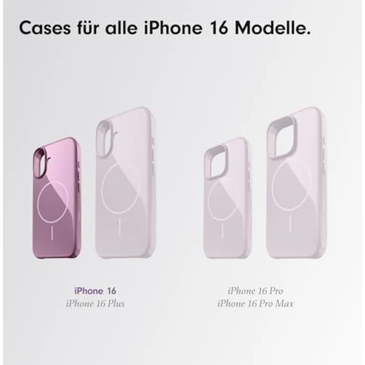 beats Case iPhone 16 - MagSafe, Kratzfeste Schutzhülle, passgenau, Innenfutter aus Mikrofaser - Abendlila – Bild 2