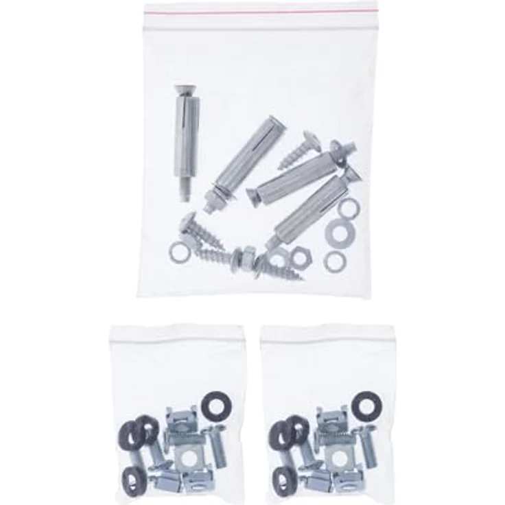 InLine 19" Rack zur Untertisch-Montage, 2HE, schwarz - Stabiler Halt für Ihre Ausrüstung – Bild 3