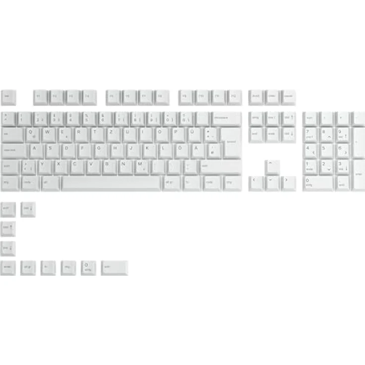 Glorious PC Gaming Race GPBT ISO DE-Layout Tastenkappen für Mechanische Tastatur, aus Ultra-Haltbarem PBT-Kunststoff  – Bild 2