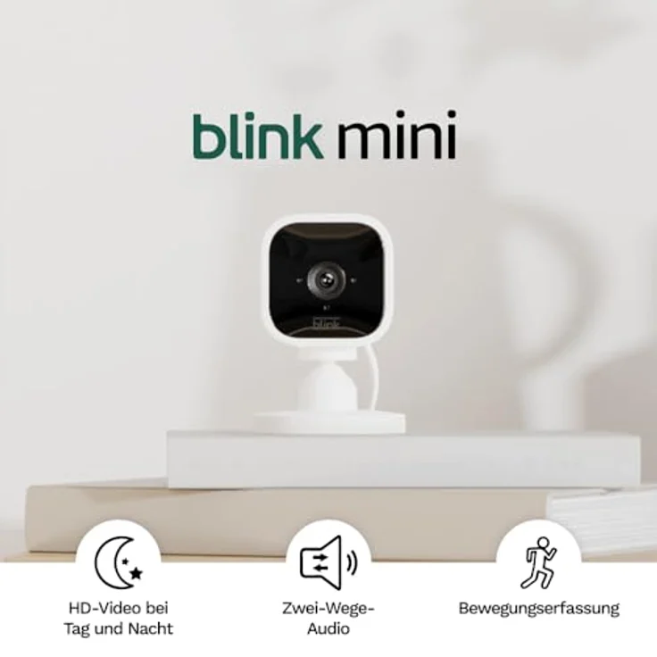 Blink Mini 2, Kamera System, intelligente Plug-in-Überwachungskamera, 1080p – Bild 5