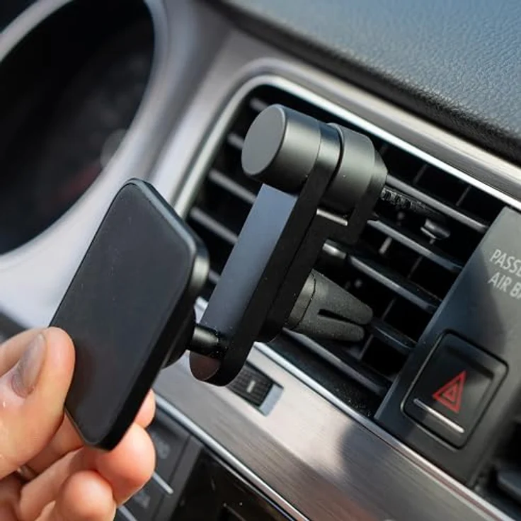 Peak Design Car Mount Vent, Smartphone Halterung mit ultrastraker magnetisch-mechanischer Befestigung, Schwarz – Bild 5