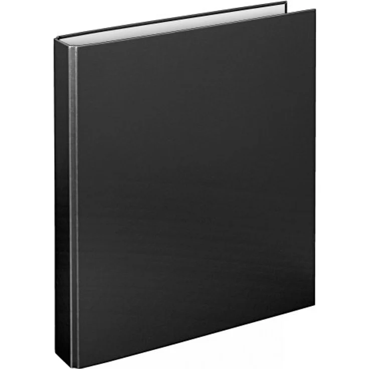 VELOFLEX Präsentationsordner Ringbuch Basic A4, PP kaschiert, 4-D-Ring-Mechanik, Füllhöhe 25mm, schwarz – Bild 2