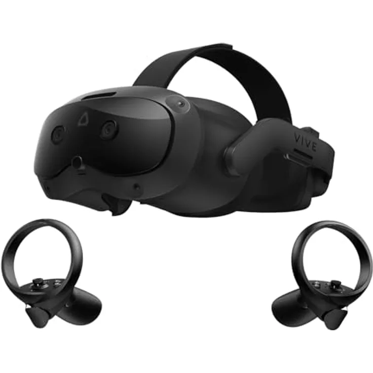 HTC Vive Focus Vision 5K Standalone VR Headset für Business und Gaming, Schwarz