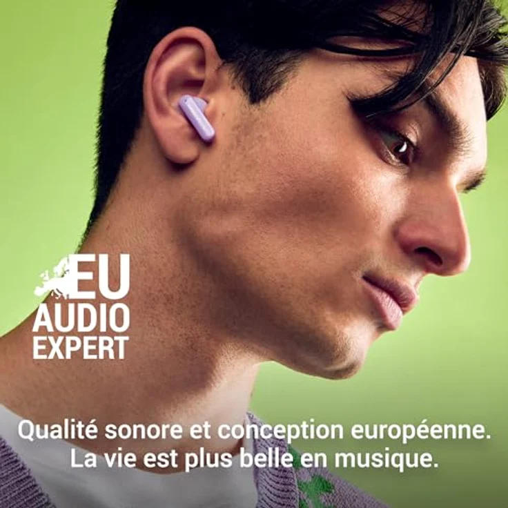 Energy Sistem Serenity ANC, True Wireless Earphones mit aktiver Geräuschunterdrückung und integriertem Mikrofon, kabellos, Lavendel – Bild 7