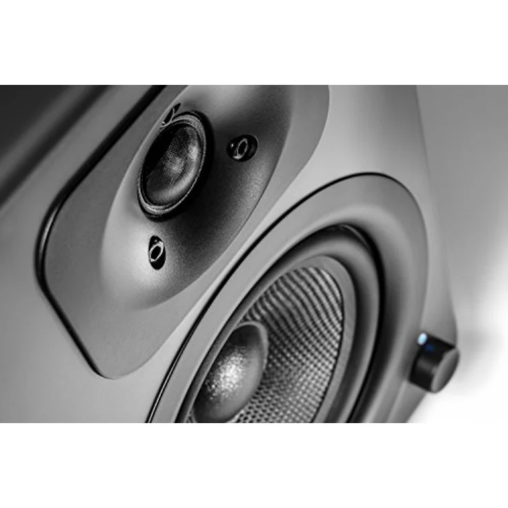 wavemaster TWO NEO stone gray Regallautsprecher-System (60 Watt) mit Bluetooth-Streaming, digitalen Anschlüssen und IR-Fernbedienung Aktiv-Boxen Nutzung für TV-Tablet-Smartphone, dunkelgrau (66364) Regallautsprecher - 60 Watt - schwarz – Bild 6