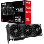 ASUS TUF Gaming Radeon RX 9060 XT OC Edition, 16GB GDDR6 Grafikkarte mit AMD RDNA 4, PCIe 5.0, RGB-Beleuchtung und 3-fach Lüftersystem