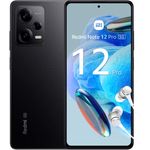 Xiaomi Redmi Note 12 Pro 5G Smartphone + Kopfhörer, 6+128GB, Handy ohne Vertrag, 6,67" FHD+ Flow AMOLED DotDisplay, 5.000 mAh, 50MP Kamera, 67W Turbo-Charging, Dual-SIM, Midnight Black (DE Version)