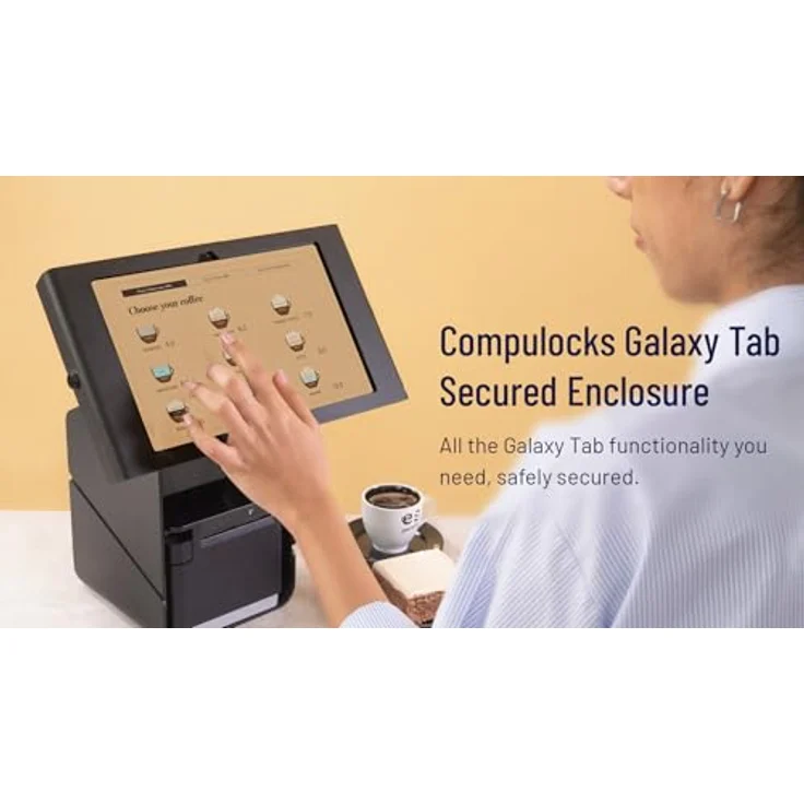 Compulocks APEX GALAXY TAB A9+ 11IN, Tablet Halterung, Schwarz - SECURED ENCLOSURE BLACK. – Bild 8