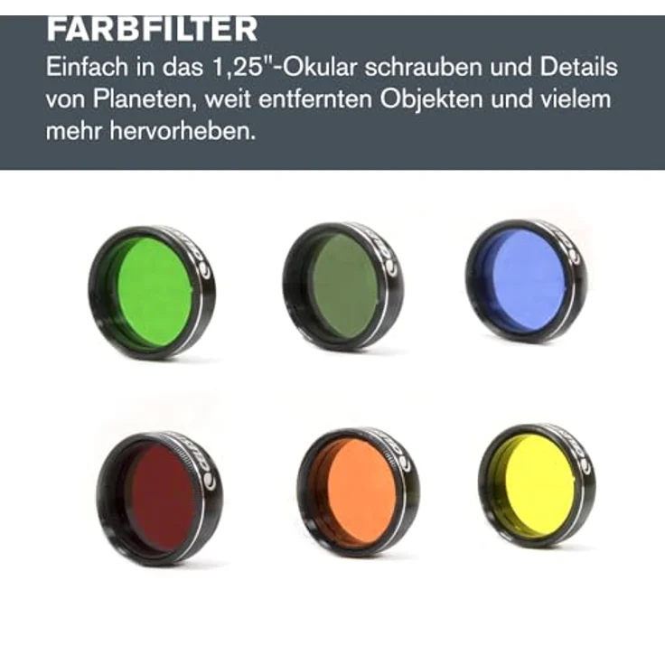 Celestron 94303 Okular- und Filter-Kit – 14-teiliges Teleskopzubehör-Set – Bild 5
