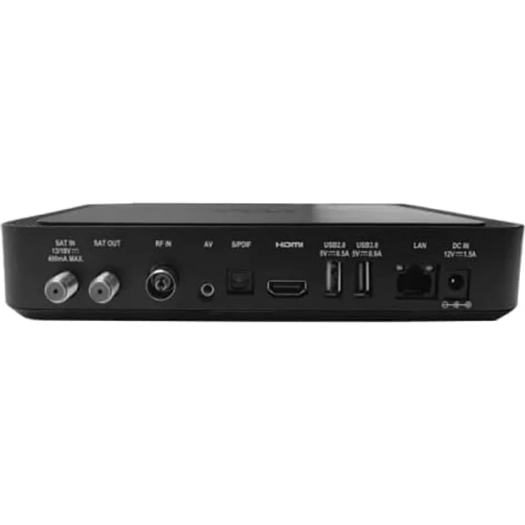 DIGIQUEST Tivùsat Combo 4K Q99, HEVC Main 10 HbbTV Satelliten-Receiver mit Dual-Tuner, aktiver Aufnahmefunktion, Mediaplayer und tivùsat Smartcard, inkl. 2-in-1 Fernbedienung – Bild 3