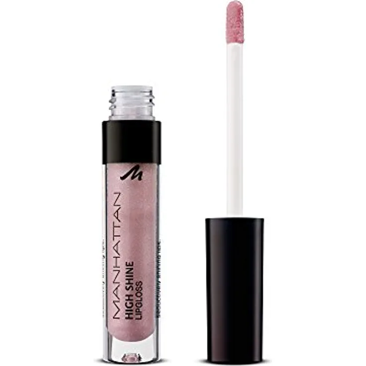 Manhattan High Shine Lipgloss, Glänzender Lipgloss für intensiv schimmerndes Finish auf den Lippen, Farbe 52N, 1 x 3ml