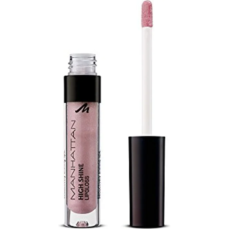 Manhattan High Shine Lipgloss, Glänzender Lipgloss für intensiv schimmerndes Finish auf den Lippen, Farbe 52N, 1 x 3ml – Bild 1