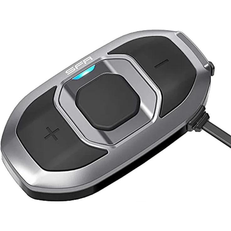 Sena SFR Bluetooth Kommunikationssystem, Vier-Wege-Sprechanlage für Motorräder, Reichweite bis 1,2 km, Schwarz – Bild 2