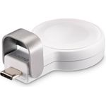Hama Apple Watch Ladegerät f. kabelloses Laden, USB-C-Ladestation magnetisch, WS