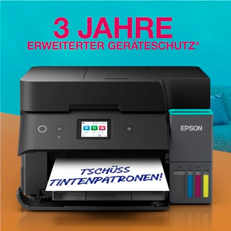 Epson ET-4950 Multifunktionsdrucker, 4.800 x 1.200 dpi, 400 Düsen Schwarz, kompakt 375 x 347 x 240 mm, Versandkostenfrei – Bild 9