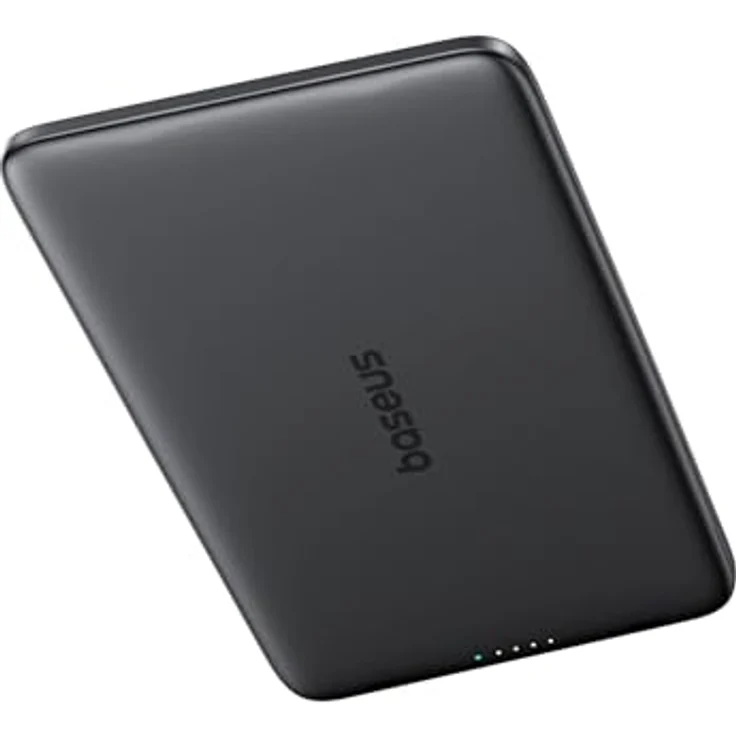 Baseus PicoGo AM41 Powerbank, 5000mAh, 20W PD + FQI, ultradünn und leicht, Schwarz – Bild 2