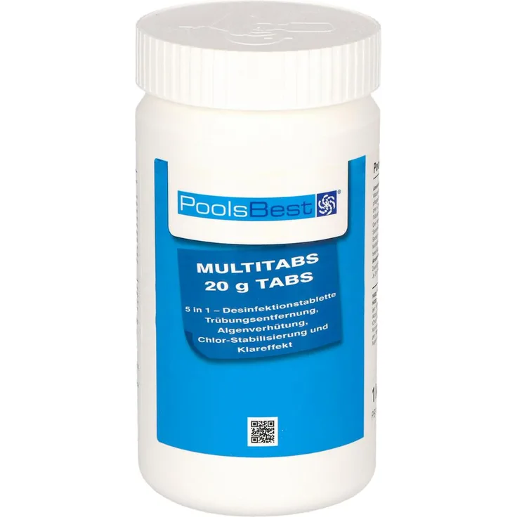 1 kg - PoolsBest® Mini - Multitabs 5 in 1, 20 g Tabletten