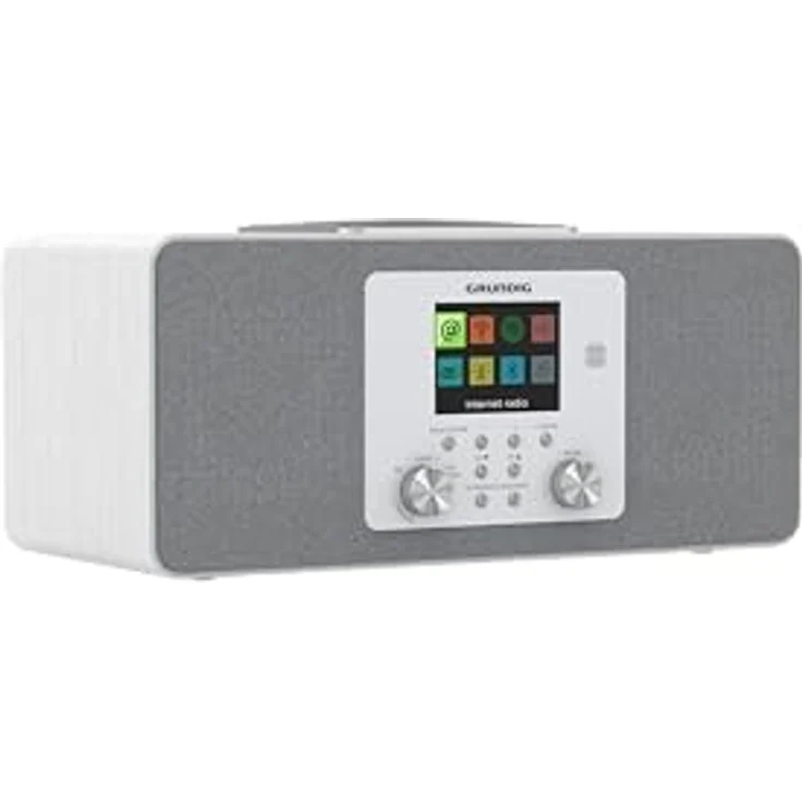 GRUNDIG DTR 6100 Internet- und Digitalradio, DAB/DAB+/FM, Bluetooth, 2,8 Zoll Farbdisplay, Weiß – Bild 3