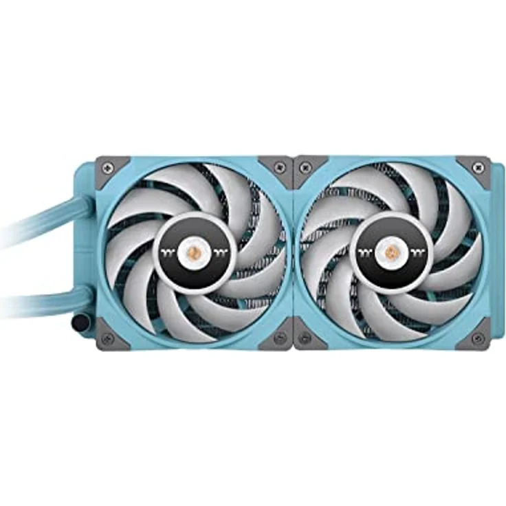 Thermaltake TOUGHLIQUID 240 ARGB Sync All-In-One Turquoise Wasserkühlung | 5V adressierbar | leise 120-mm-PWM-Lüfter | für Intel und AMD Sockel | LGA-1700 | türkis – Bild 2