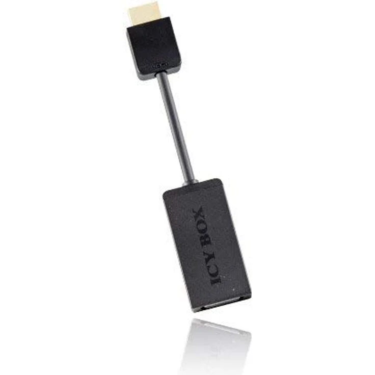 Icy Box IB-AC502 Video-Adapter HDMI auf VGA, Full HD (1920x1080), Schwarz – Bild 4