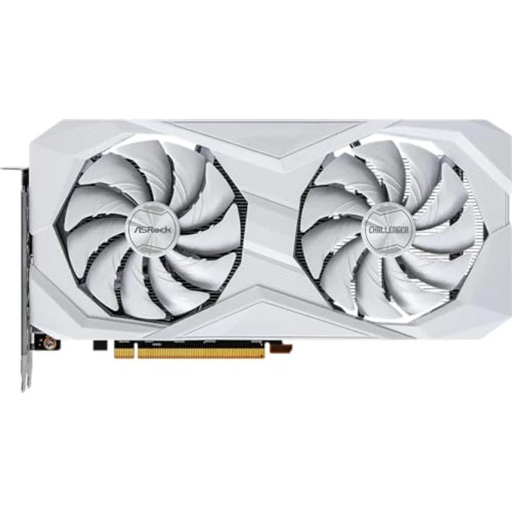 ASRock RX6600 CLW 8G 7nm AMD Radeon RX 6600 Grafikkarte mit 8 GB GDDR6, AMD RDNA 2 Architektur, DirectX 12 Ultimate - schwarz – Bild 2
